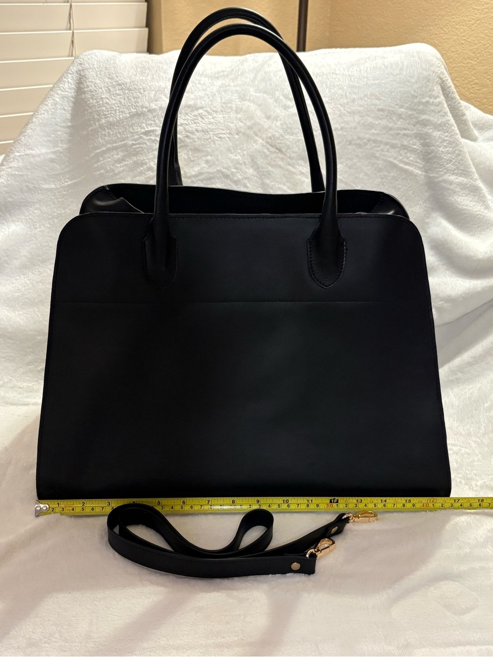 Row Style Leather Tote